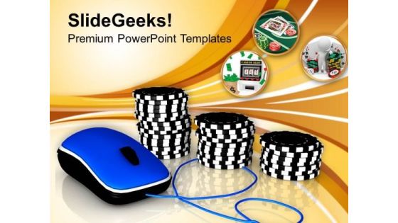 Online Casino Concept With Mouse PowerPoint Templates Ppt Backgrounds For Slides 0313 Online Casino Concept With Mouse PowerPoint Templates Ppt Backgrounds For Slides 0313