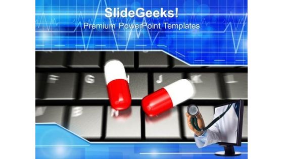 Online Medical Diagnosis PowerPoint Templates Ppt Backgrounds For Slides 0113 Online Medical Diagnosis PowerPoint Templates Ppt Backgrounds For Slides 0113