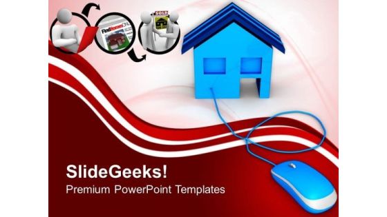 Online Real Estate Marketing Concept PowerPoint Templates Ppt Backgrounds For Slides 0213 Online Real Estate Marketing Concept PowerPoint Templates Ppt Backgrounds For Slides 0213