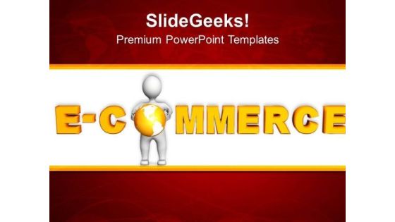 Online Shopping E-commerce Concept PowerPoint Templates Ppt Backgrounds For Slides 0513