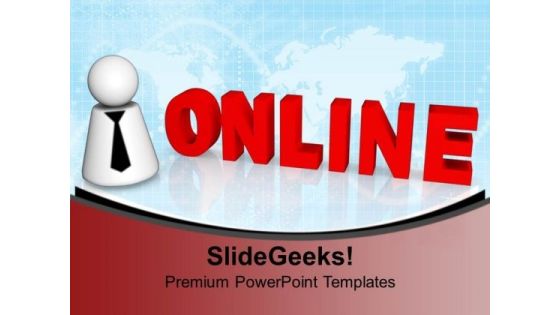 Online Text In 3d Internet PowerPoint Templates And PowerPoint Themes 1112 Online Text In 3d Internet PowerPoint Templates And PowerPoint Themes 1112