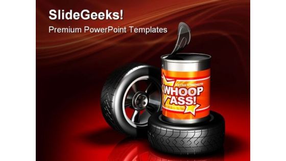 Open Can Of Automotive Wheels Industrial PowerPoint Themes And PowerPoint Slides 0711 Open Can Of Automotive Wheels Industrial PowerPoint Themes And PowerPoint Slides 0711