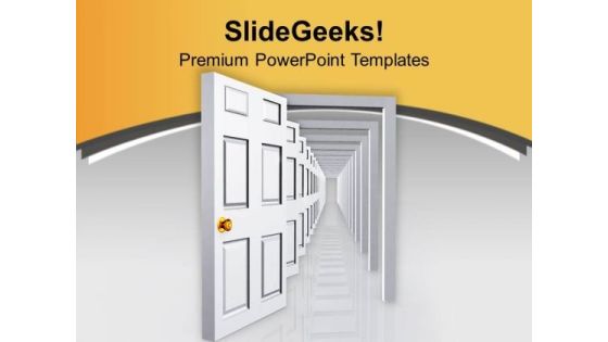 Open Door For Opportunities PowerPoint Templates Ppt Backgrounds For Slides 0713 Open Door For Opportunities PowerPoint Templates Ppt Backgrounds For Slides 0713