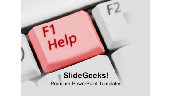 Open Help Press F1 Keyboard PowerPoint Templates Ppt Backgrounds For Slides 1212 Open Help Press F1 Keyboard PowerPoint Templates Ppt Backgrounds For Slides 1212