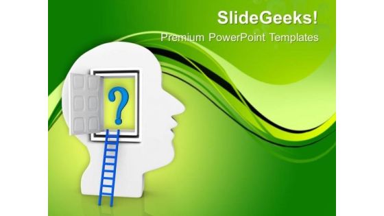 Open The Stairs Of Your Brain PowerPoint Templates Ppt Backgrounds For Slides 0613 Open The Stairs Of Your Brain PowerPoint Templates Ppt Backgrounds For Slides 0613