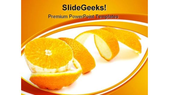 Orange Slice Food PowerPoint Themes And PowerPoint Slides 0311 Orange Slice Food PowerPoint Themes And PowerPoint Slides 0311