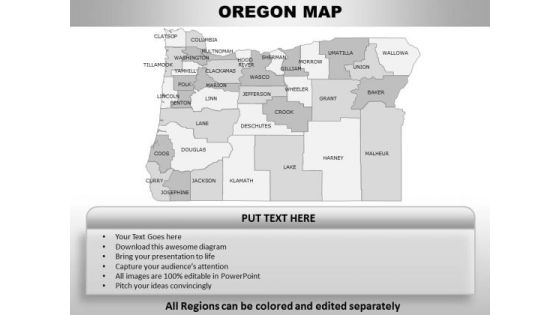 Oregon PowerPoint Maps