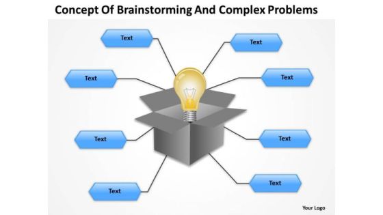 Organization Chart Template Concept Of Brainstormingand Complex Problems PowerPoint Templates Organization Chart Template Concept Of Brainstormingand Complex Problems PowerPoint Templates