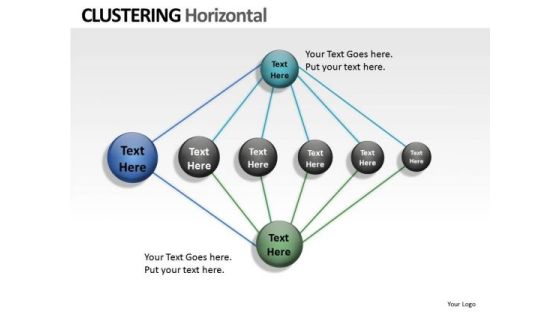 Organization Clustering Horizontal PowerPoint Slides And Ppt Diagram Templates Organization Clustering Horizontal PowerPoint Slides And Ppt Diagram Templates