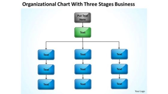 Organizational Chart With Three Stages Business Ppt Plans For PowerPoint Slides Organizational Chart With Three Stages Business Ppt Plans For PowerPoint Slides