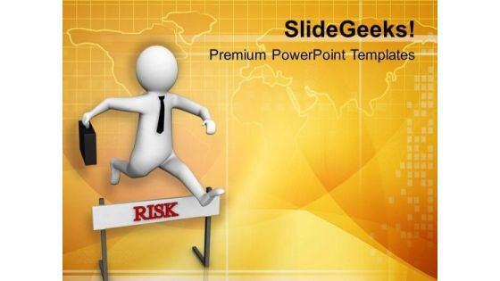 Overcome Risk Milestones PowerPoint Templates Ppt Backgrounds For Slides 0813 Overcome Risk Milestones PowerPoint Templates Ppt Backgrounds For Slides 0813