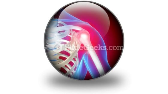 Pain In Shoulder PowerPoint Icon C Pain In Shoulder PowerPoint Icon C