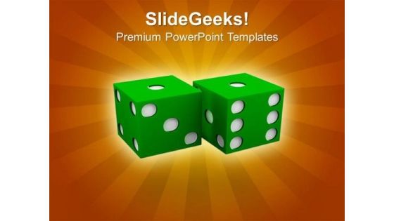 Pair Of Dice Business Success PowerPoint Templates Ppt Backgrounds For Slides 0313 Pair Of Dice Business Success PowerPoint Templates Ppt Backgrounds For Slides 0313