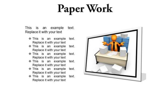 Paperwork Business PowerPoint Presentation Slides F Paperwork Business PowerPoint Presentation Slides F