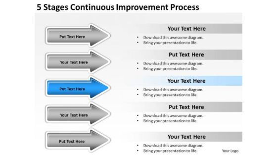 Parallel And Serial Processing 5 Stages Continuous Improvement PowerPoint Templates Parallel And Serial Processing 5 Stages Continuous Improvement PowerPoint Templates