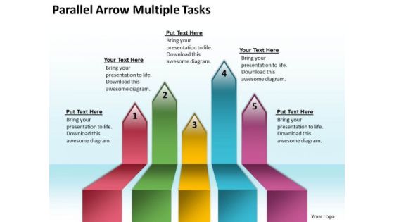 Parallel Arrows PowerPoint Multiple Tasks Slides Parallel Arrows PowerPoint Multiple Tasks Slides