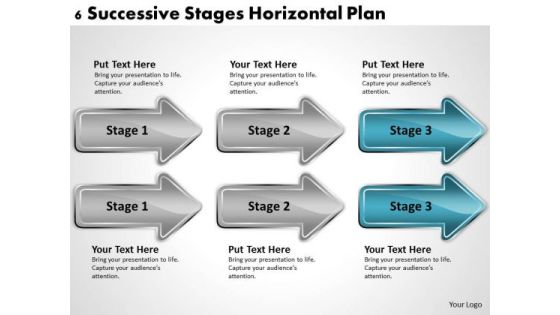Parallel Processing Definition 6 Successive Stages Horizontal Plan PowerPoint Templates Parallel Processing Definition 6 Successive Stages Horizontal Plan PowerPoint Templates