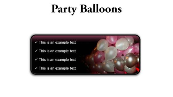Party Balloons Festival PowerPoint Presentation Slides R Party Balloons Festival PowerPoint Presentation Slides R