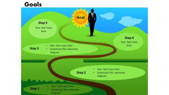 Path To Achieve Goals PowerPoint Templates Goals Ppt Slides Path To Achieve Goals PowerPoint Templates Goals Ppt Slides
