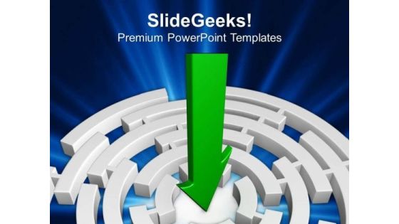 Path To Solution Business Strategy PowerPoint Templates Ppt Backgrounds For Slides 0413 Path To Solution Business Strategy PowerPoint Templates Ppt Backgrounds For Slides 0413
