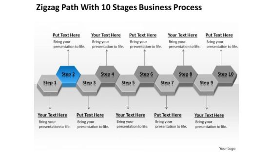 Path With 10 Stages Business Process Ppt Real Estate Plan Template PowerPoint Templates