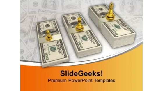 Pawns With Currency Note Business PowerPoint Templates And PowerPoint Themes 1112 Pawns With Currency Note Business PowerPoint Templates And PowerPoint Themes 1112