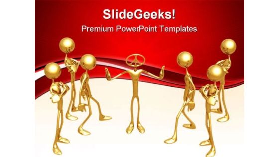 Peace Keeper Leadership PowerPoint Templates And PowerPoint Backgrounds 0711