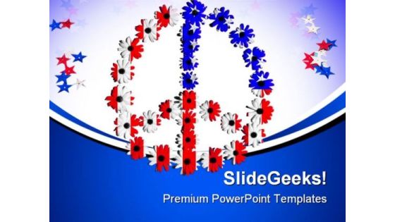 Peace Symbol Americana PowerPoint Themes And PowerPoint Slides 0811 Peace Symbol Americana PowerPoint Themes And PowerPoint Slides 0811