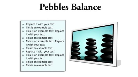 Pebbles Balance Metaphor PowerPoint Presentation Slides F Pebbles Balance Metaphor PowerPoint Presentation Slides F