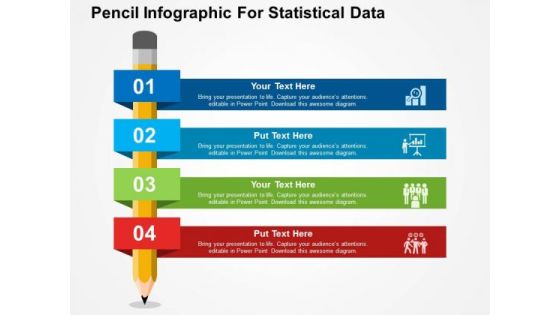 Pencil Infographic For Statistical Data PowerPoint Templates Pencil Infographic For Statistical Data PowerPoint Templates