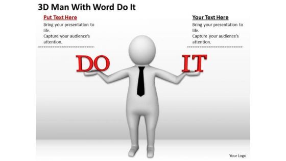 People Business 3d Man Wth Word Do It PowerPoint Templates People Business 3d Man Wth Word Do It PowerPoint Templates