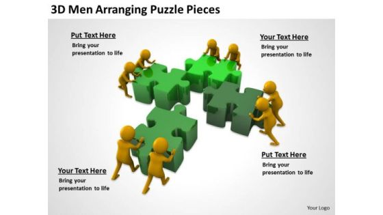 People Business 3d Men Arranging Puzzle Pieces PowerPoint Templates People Business 3d Men Arranging Puzzle Pieces PowerPoint Templates