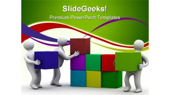 People Collect Puzzle Communication PowerPoint Templates And PowerPoint Backgrounds 0611 People Collect Puzzle Communication PowerPoint Templates And PowerPoint Backgrounds 0611