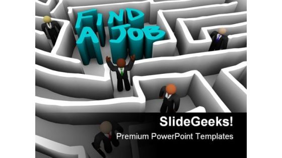 People Find A Job Competition PowerPoint Templates And PowerPoint Backgrounds 0411 People Find A Job Competition PowerPoint Templates And PowerPoint Backgrounds 0411