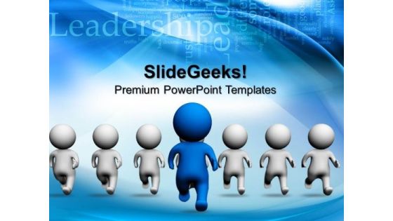 People Winning Race Leadership PowerPoint Templates And PowerPoint Themes 0712 People Winning Race Leadership PowerPoint Templates And PowerPoint Themes 0712