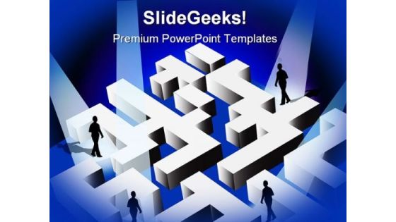 Peoples In Labyrinth Metaphor PowerPoint Templates And PowerPoint Backgrounds 0811 Peoples In Labyrinth Metaphor PowerPoint Templates And PowerPoint Backgrounds 0811
