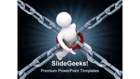 Person Ground In Chain Business PowerPoint Backgrounds And Templates 1210 Person Ground In Chain Business PowerPoint Backgrounds And Templates 1210