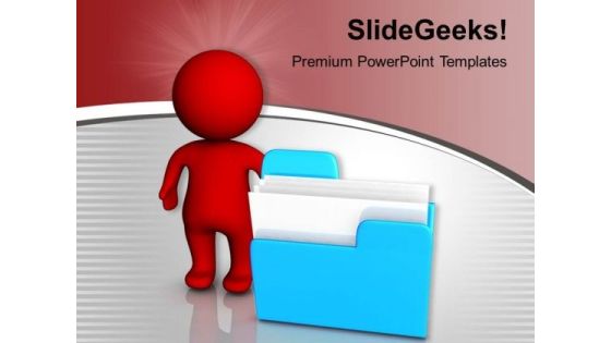 Person Standing Beside Computer Folder PowerPoint Templates Ppt Backgrounds For Slides 1212 Person Standing Beside Computer Folder PowerPoint Templates Ppt Backgrounds For Slides 1212