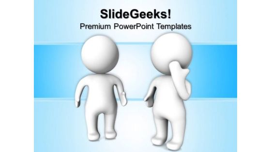 Person With Talk Business PowerPoint Templates And PowerPoint Themes 0712