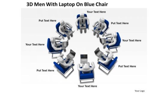 Pictures Of Business Men With Laptop On Blue Chair PowerPoint Templates Ppt Backgrounds For Slides Pictures Of Business Men With Laptop On Blue Chair PowerPoint Templates Ppt Backgrounds For Slides