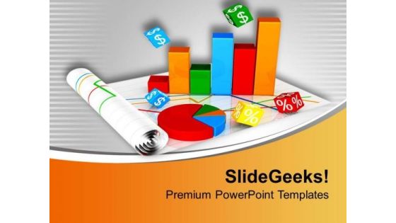 Pie And Bar Graph For Business Strategy PowerPoint Templates Ppt Backgrounds For Slides 0613 Pie And Bar Graph For Business Strategy PowerPoint Templates Ppt Backgrounds For Slides 0613