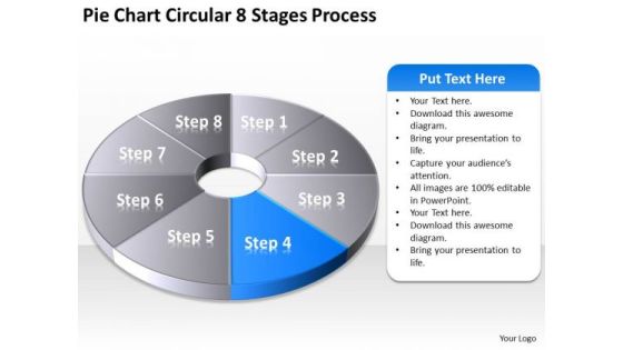 Pie Chart Circular 8 Stages Process How To Write Business Plan PowerPoint Templates Pie Chart Circular 8 Stages Process How To Write Business Plan PowerPoint Templates