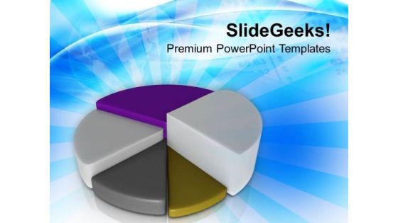 Pie Chart For Business And Marketing PowerPoint Templates Ppt Backgrounds For Slides 0513 Pie Chart For Business And Marketing PowerPoint Templates Ppt Backgrounds For Slides 0513