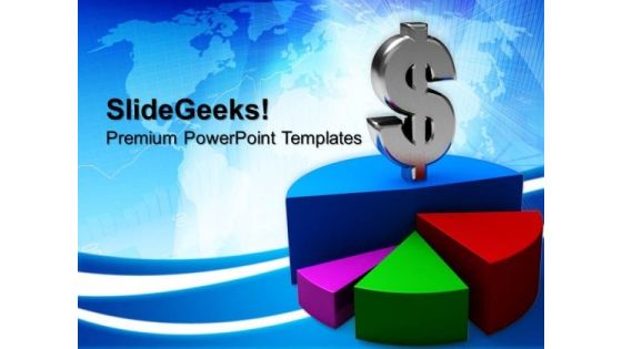 Pie Chart Graph Dollar Finance PowerPoint Templates And PowerPoint Themes 0812