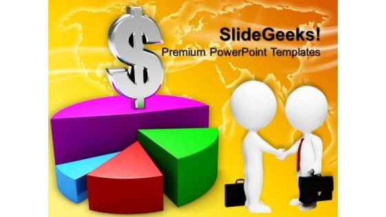 Pie Chart Graph Dollar Marketing PowerPoint Templates And PowerPoint Themes 0812