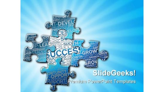 Pieces Of Puzzle Success PowerPoint Themes And PowerPoint Slides 0411 Pieces Of Puzzle Success PowerPoint Themes And PowerPoint Slides 0411