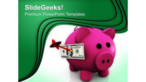 Piggy Bank And Currency Saving Business PowerPoint Templates Ppt Backgrounds For Slides 0413 Piggy Bank And Currency Saving Business PowerPoint Templates Ppt Backgrounds For Slides 0413