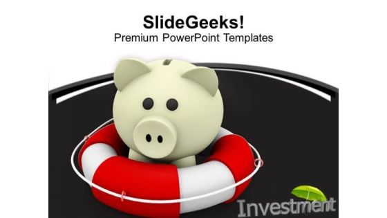 Piggy In Lifesaver Protect Finance Business PowerPoint Templates Ppt Backgrounds For Slides 0313 Piggy In Lifesaver Protect Finance Business PowerPoint Templates Ppt Backgrounds For Slides 0313