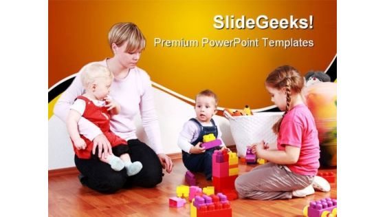 Play Time Education PowerPoint Template 1110 Play Time Education PowerPoint Template 1110