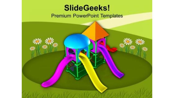 Playground For Childrens PowerPoint Templates Ppt Backgrounds For Slides 0613 Playground For Childrens PowerPoint Templates Ppt Backgrounds For Slides 0613